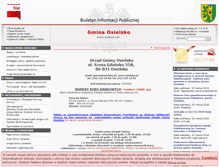 Tablet Screenshot of bip.osielsko.pl